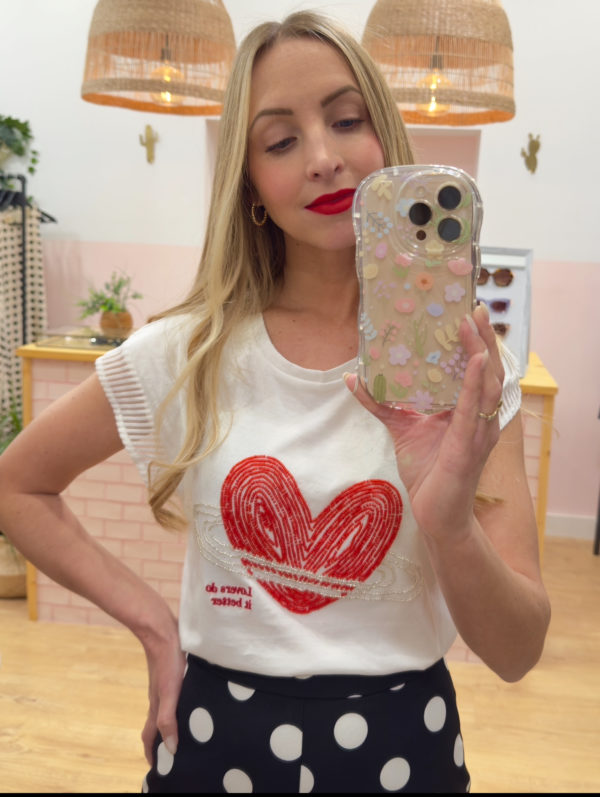 Camiseta corazón